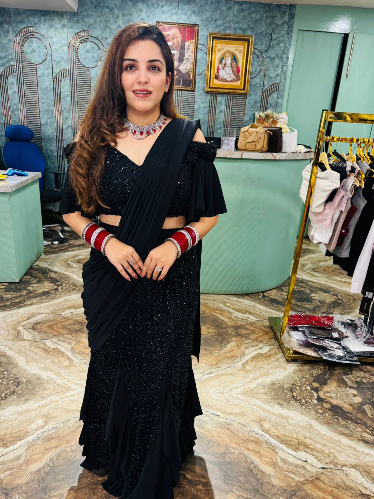 Midnight Glam Skirt Set