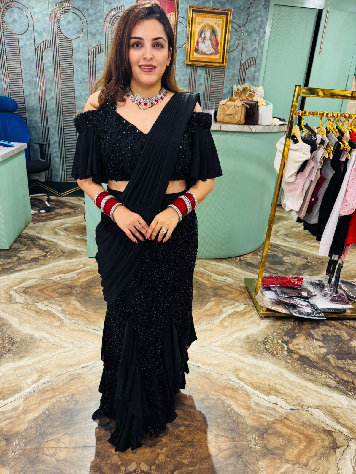 Midnight Glam Skirt Set