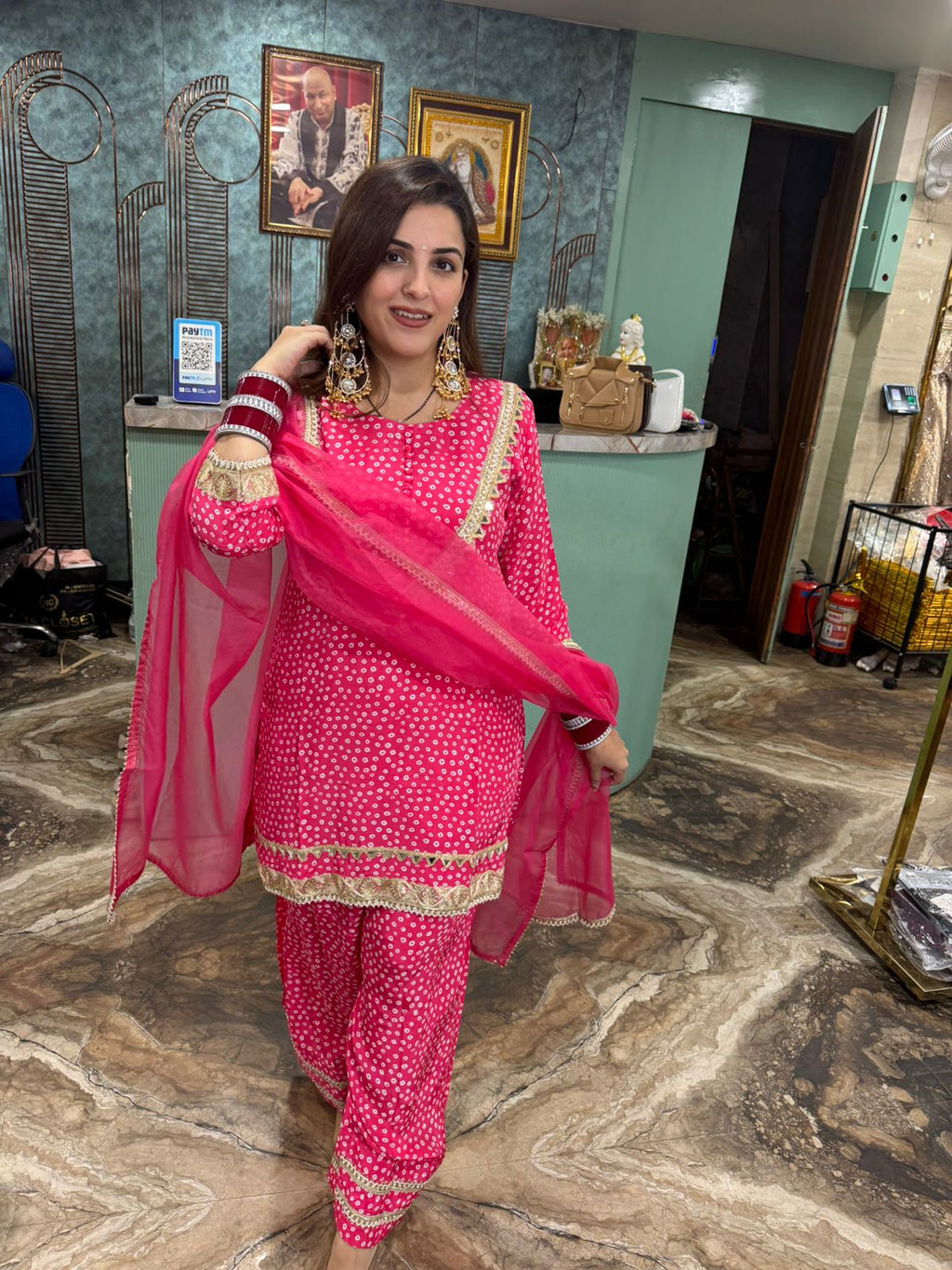 Mehendi Charm Patiala Suit