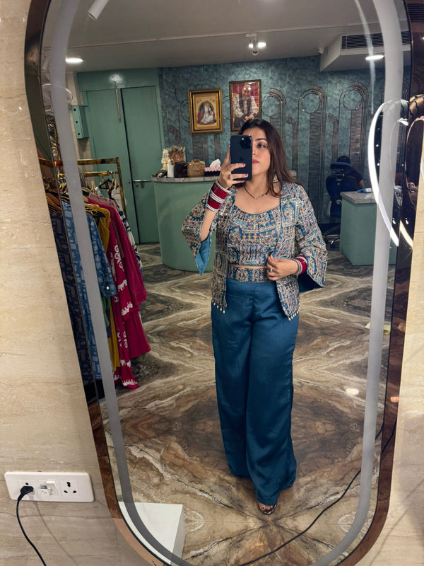 Royal Threads Ensemble Co-ord