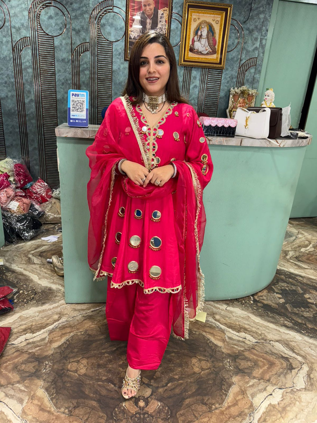 Rangrez Mirror Magic Punjabi Suit