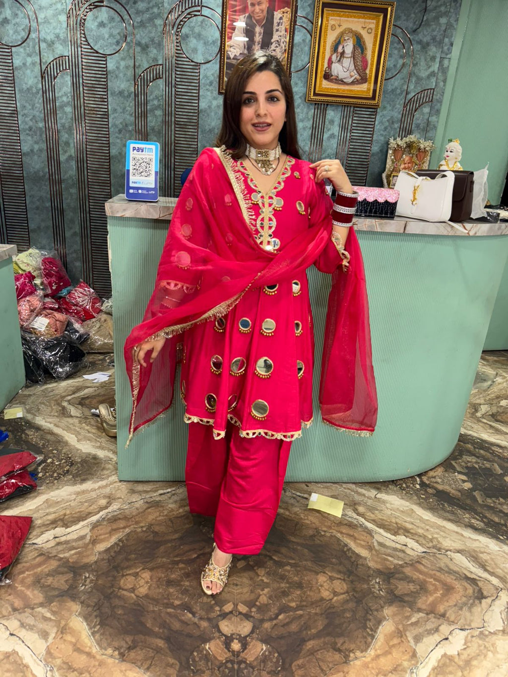 Rangrez Mirror Magic Punjabi Suit