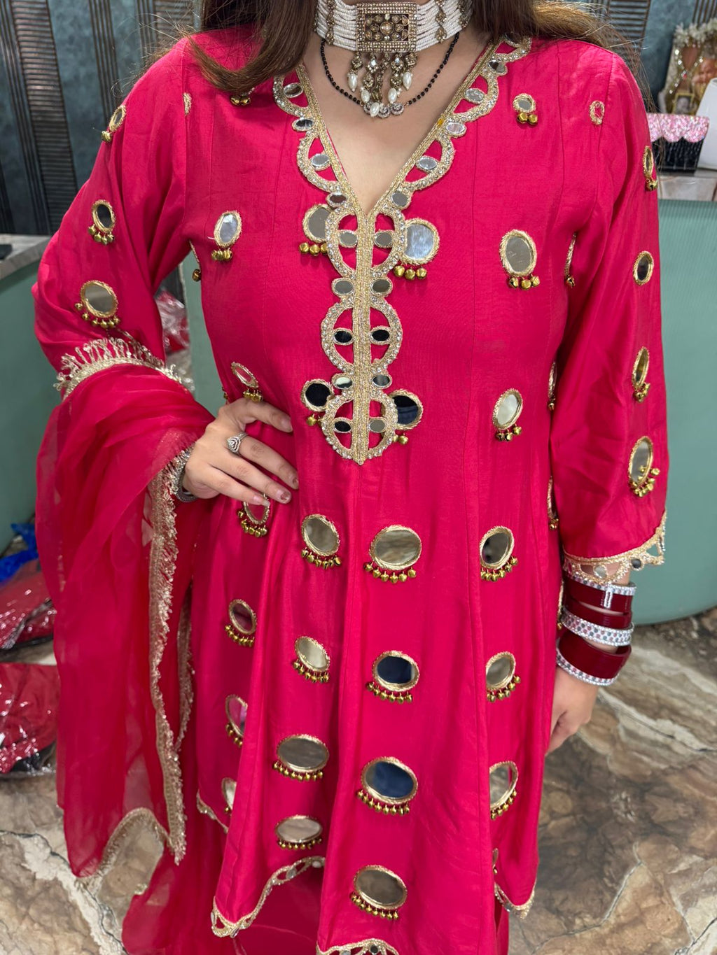 Rangrez Mirror Magic Punjabi Suit