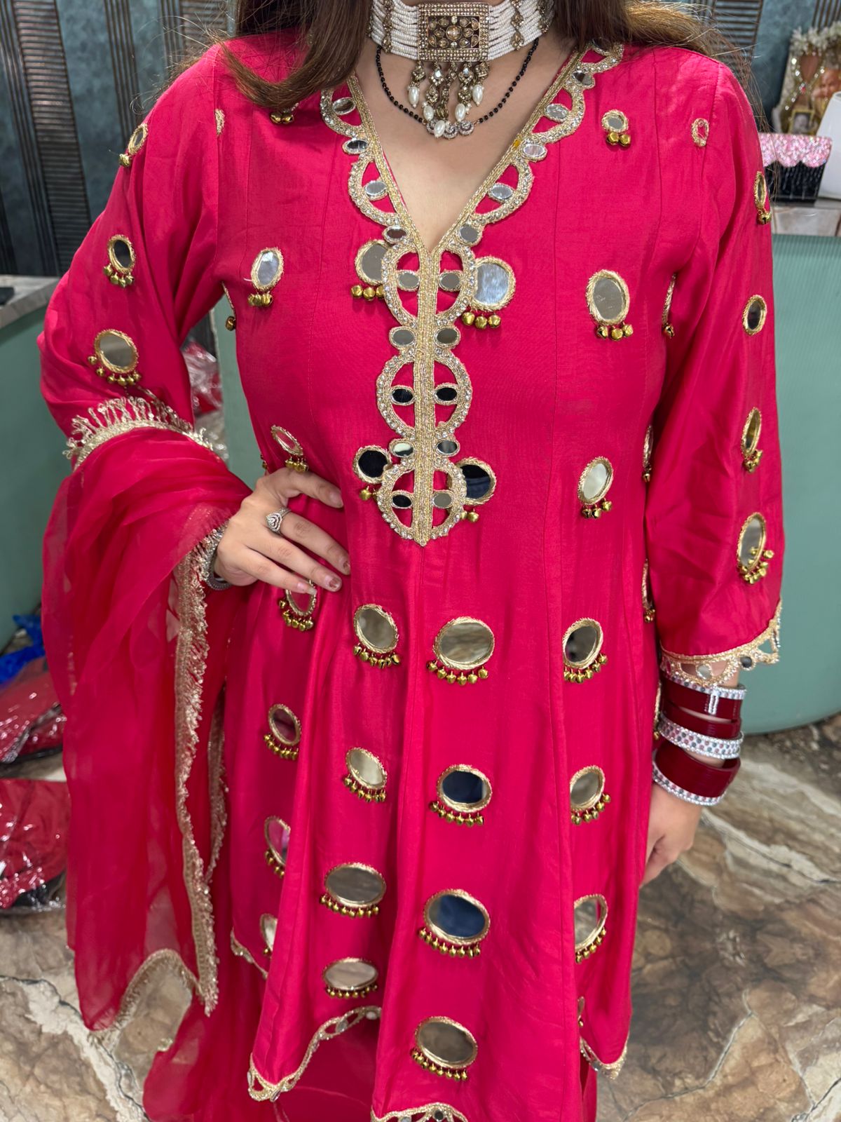 Rangrez Mirror Magic Punjabi Suit