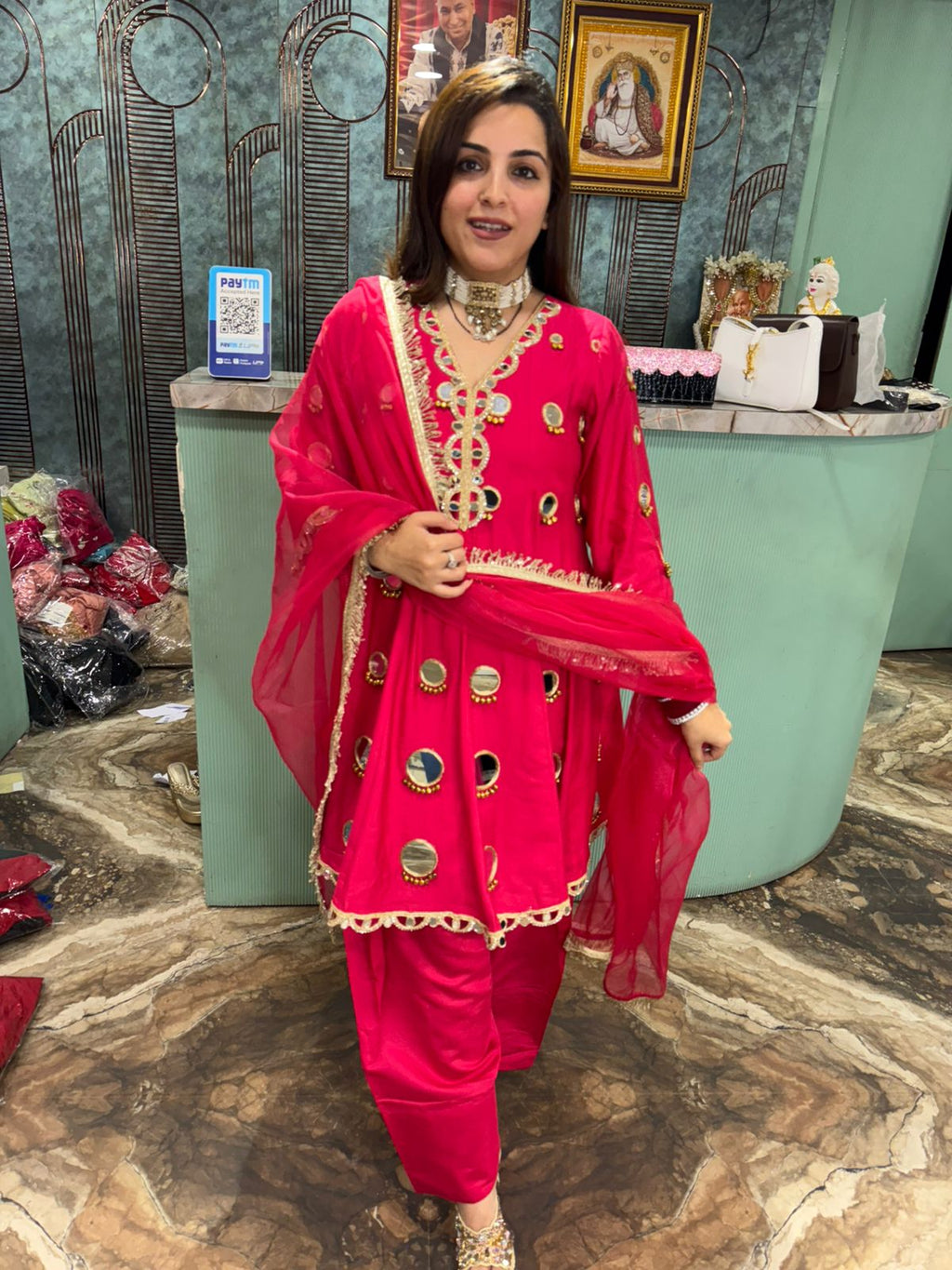 Rangrez Mirror Magic Punjabi Suit