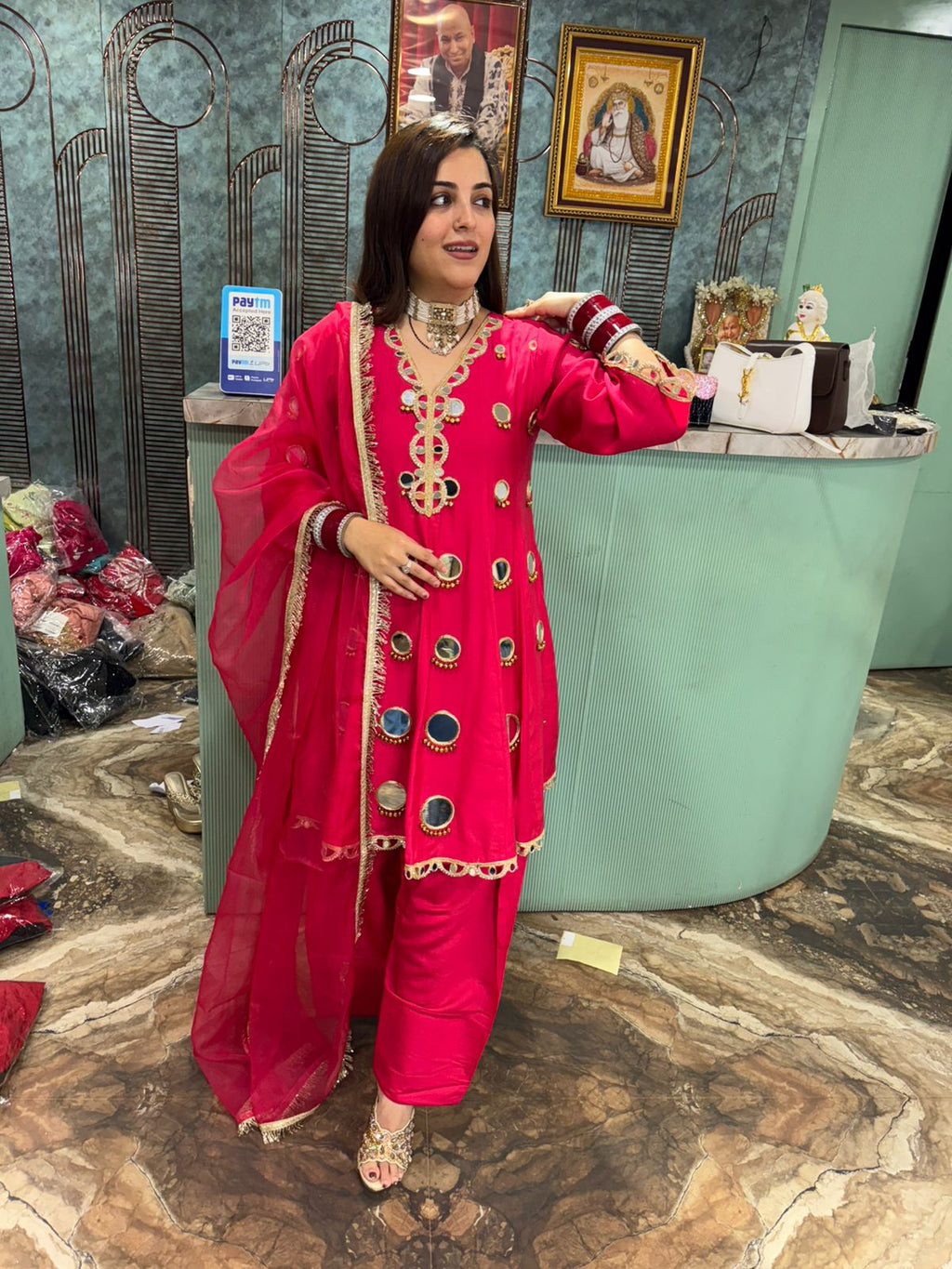 Rangrez Mirror Magic Punjabi Suit