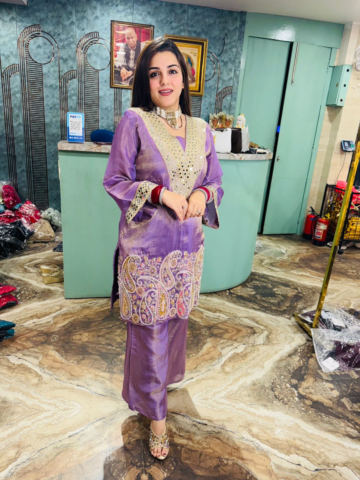 Noor-e-Banarasi Lilac Suit