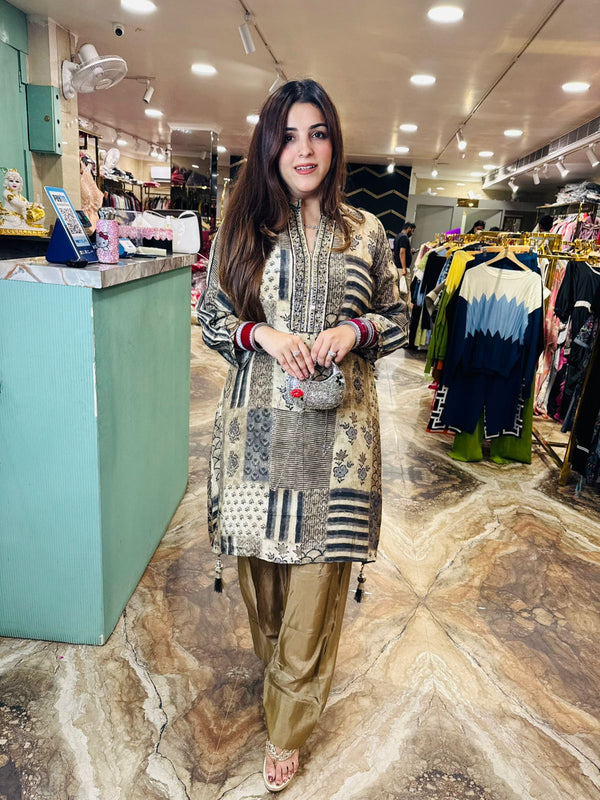 Antique Farsi salwar and kurta