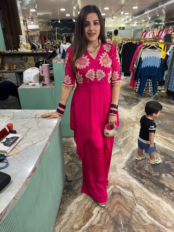 Gulabi Leaf Elegance Set