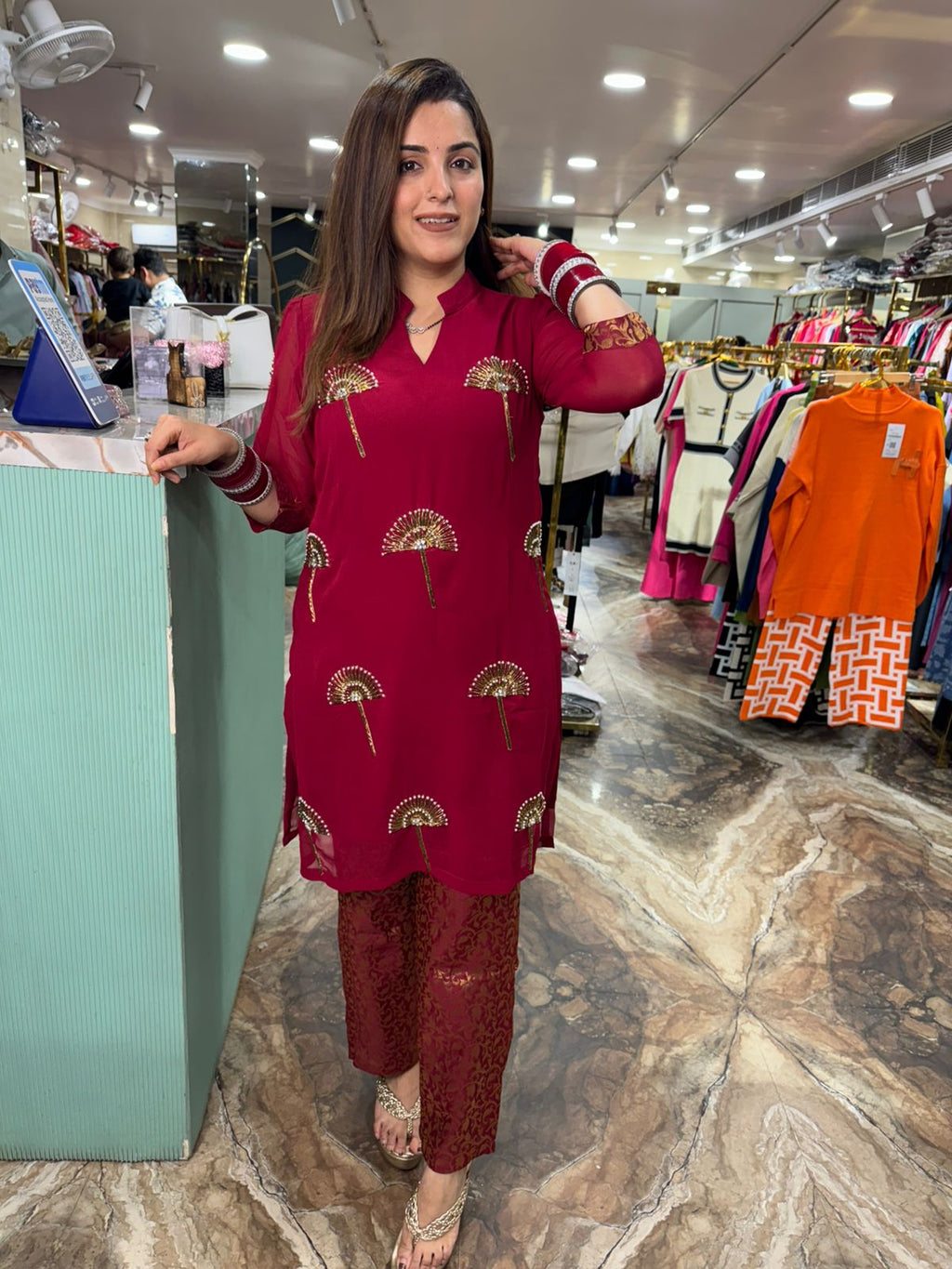Embroidered Kurta Set