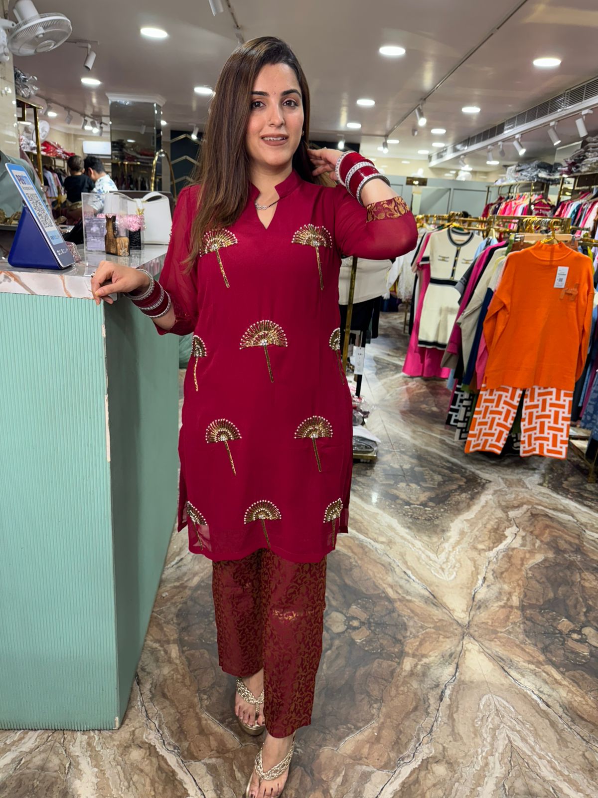 Embroidered Kurta Set