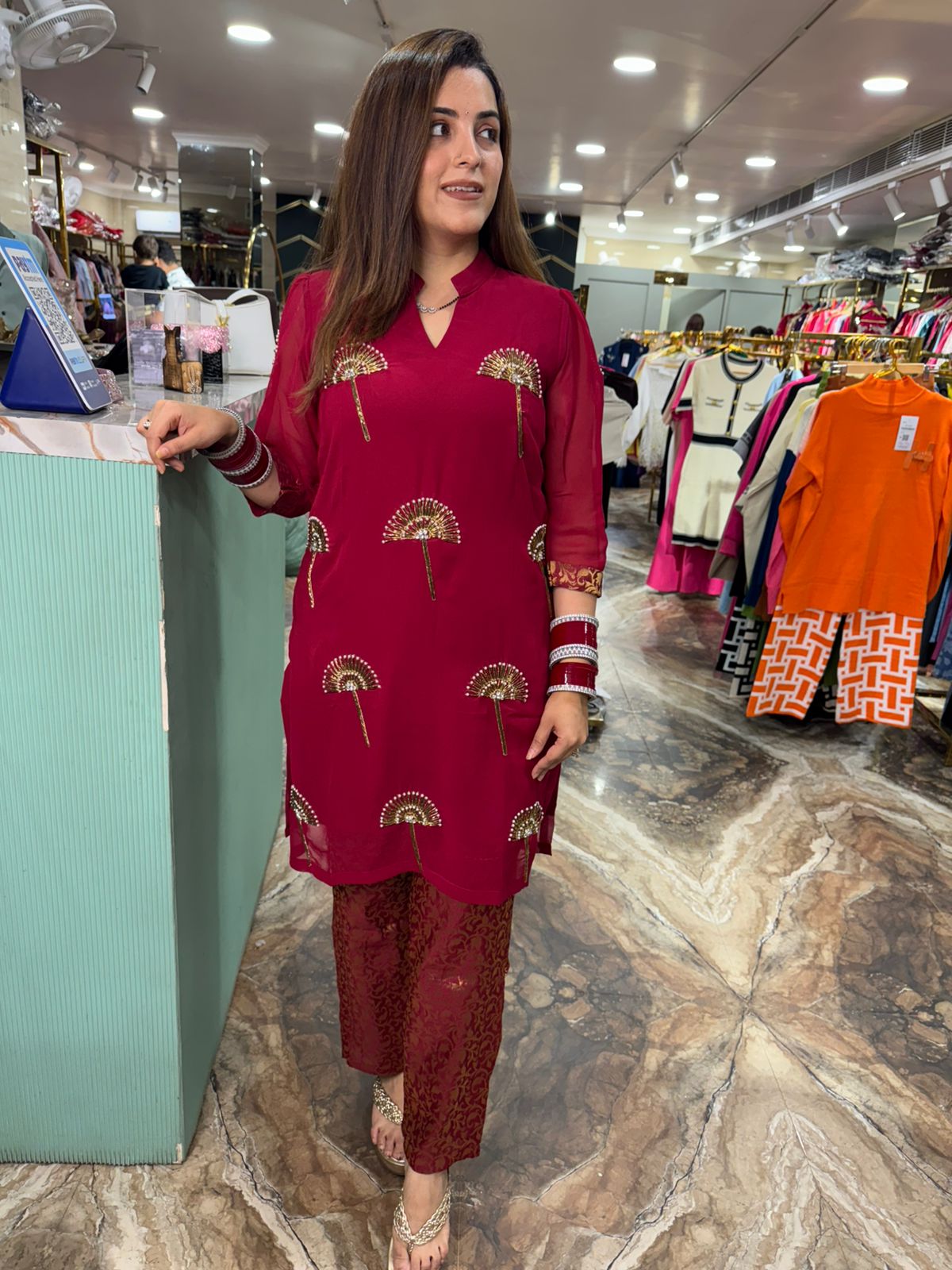 Embroidered Kurta Set