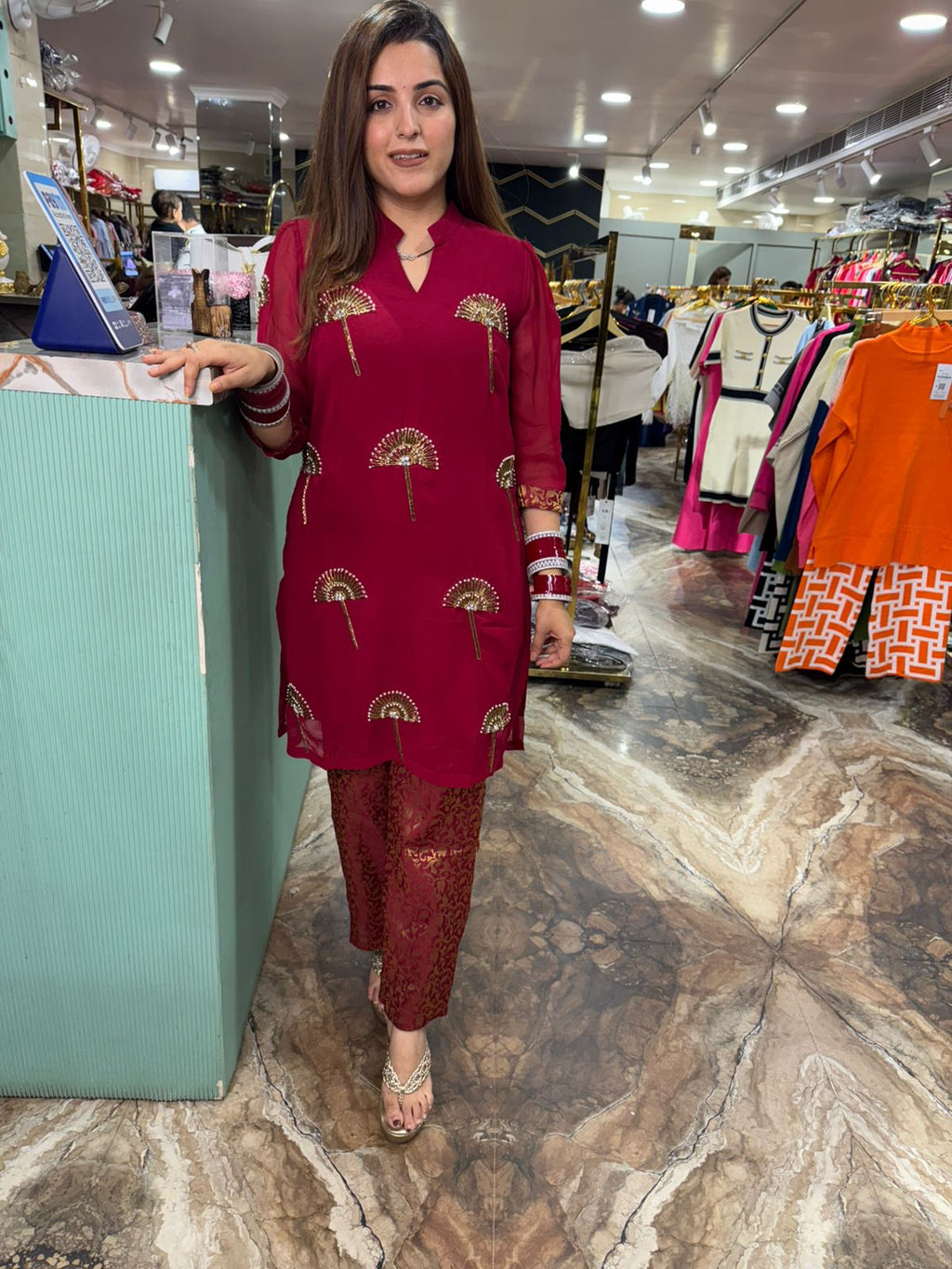 Embroidered Kurta Set