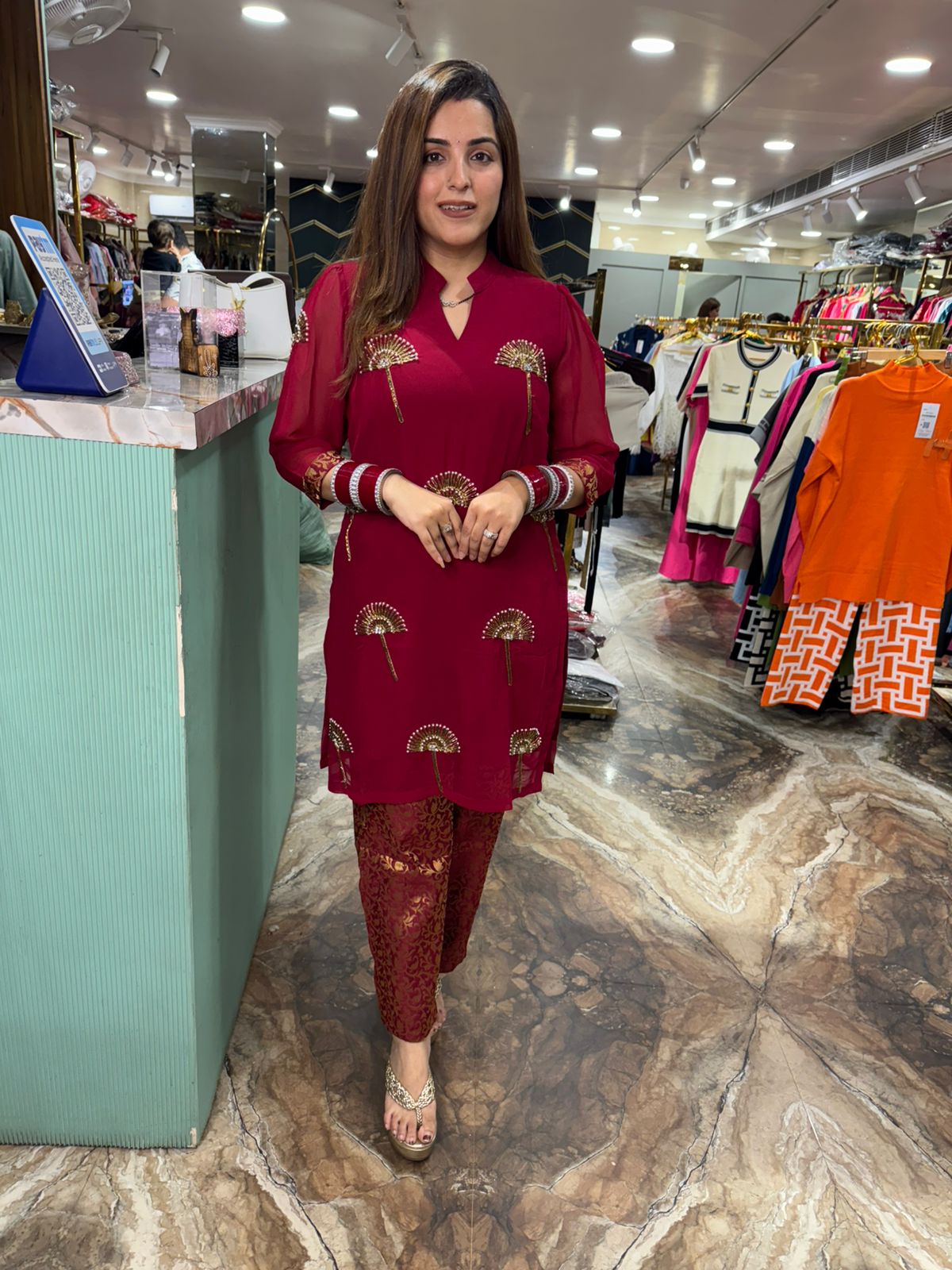 Embroidered Kurta Set