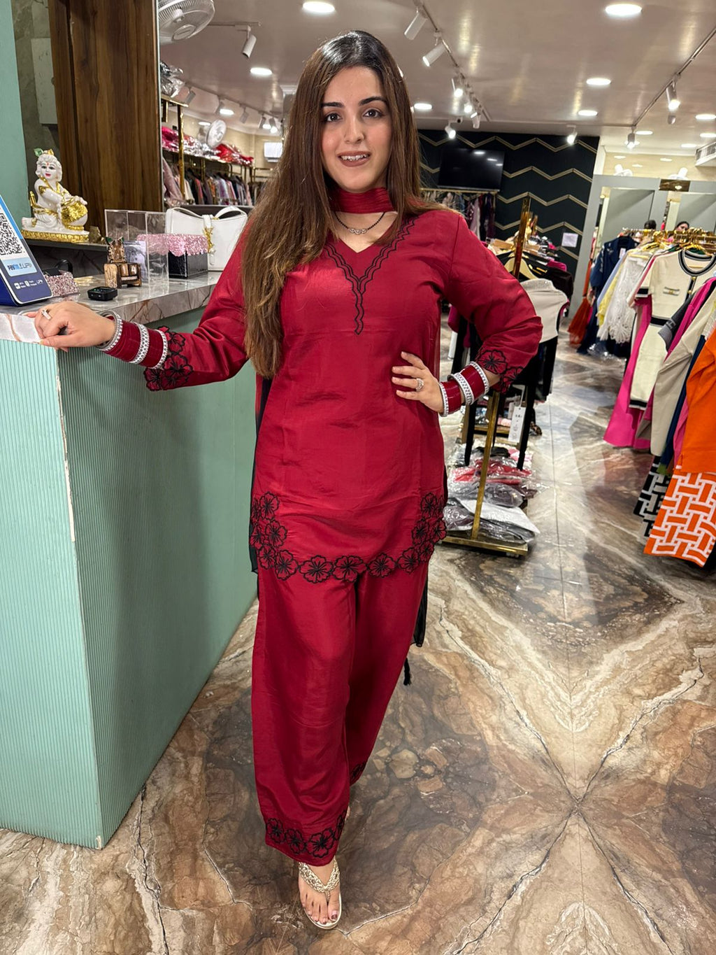Farshi Salwar Suit with dupatta set