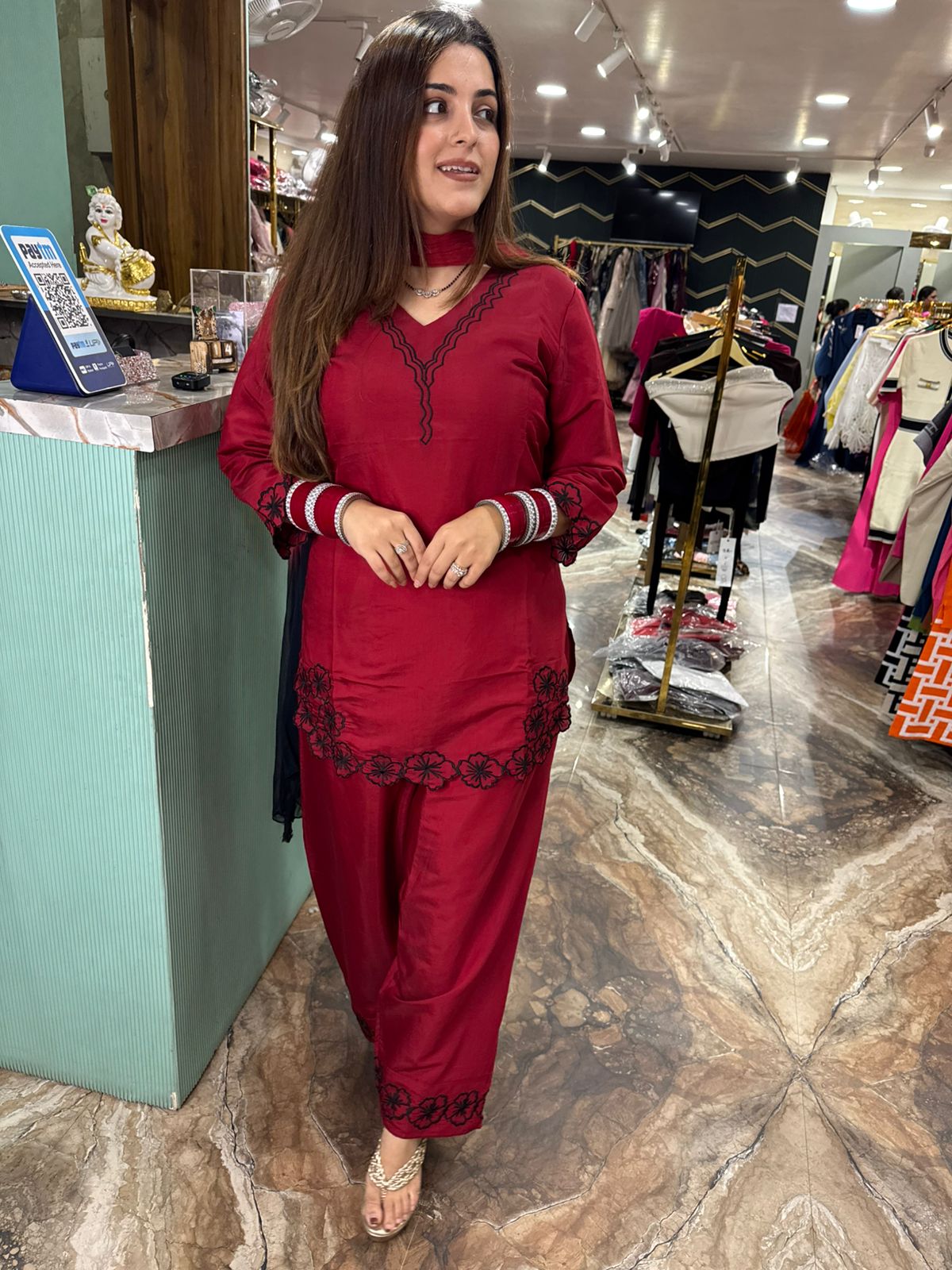 Farshi Salwar Suit with dupatta set