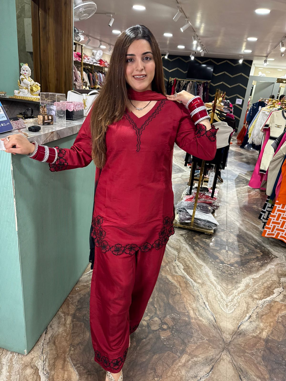 Farshi Salwar Suit with dupatta set