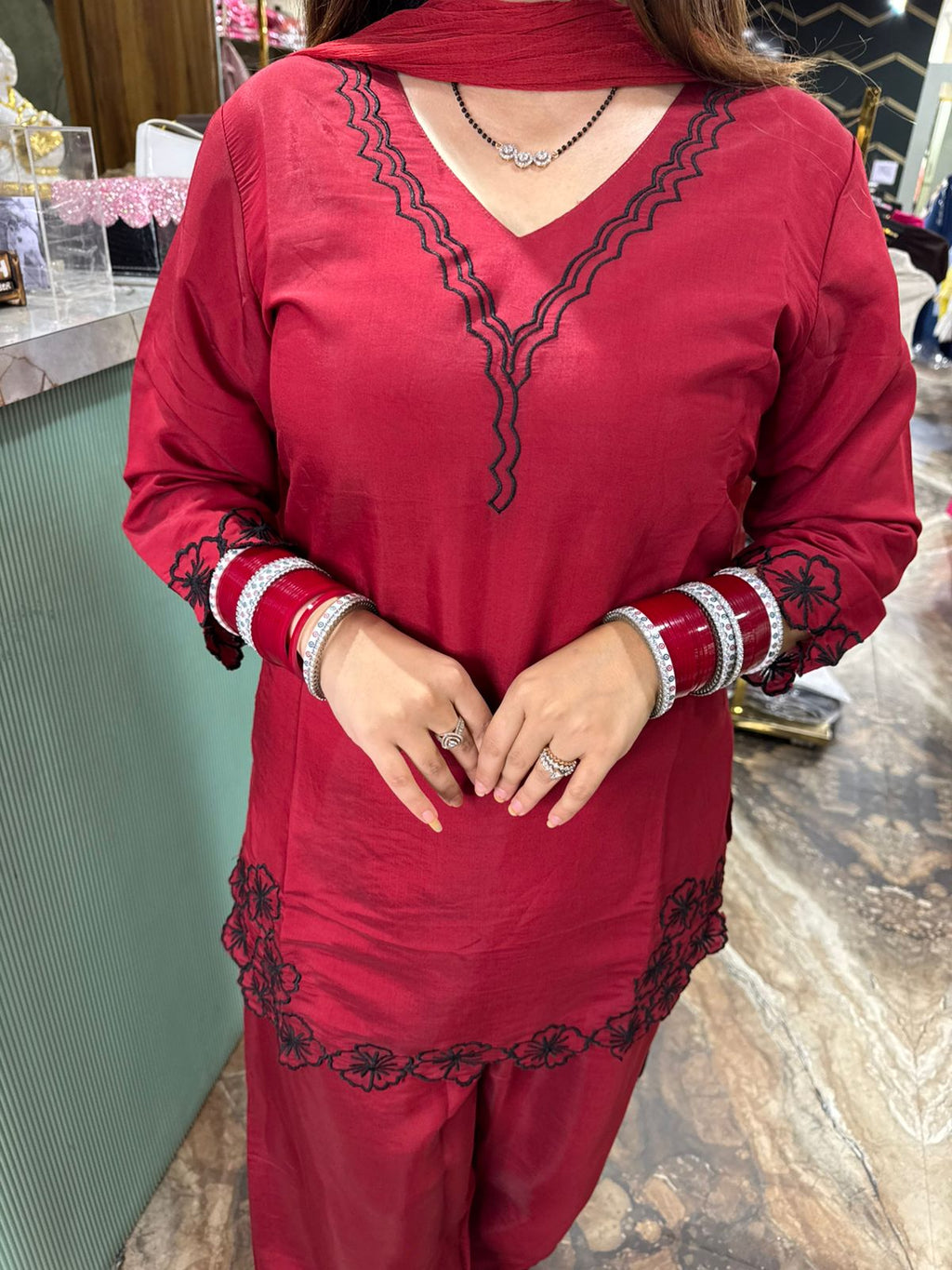 Farshi Salwar Suit with dupatta set