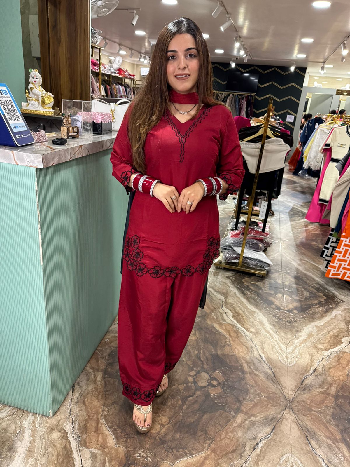 Farshi Salwar Suit with dupatta set