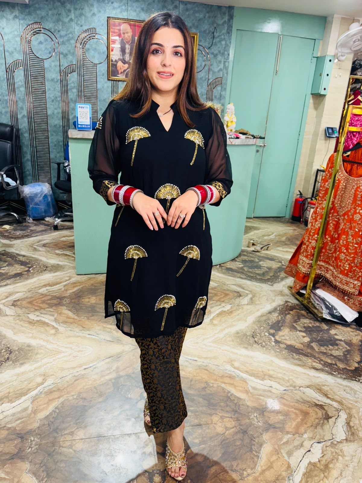 Embroidered Kurta Set