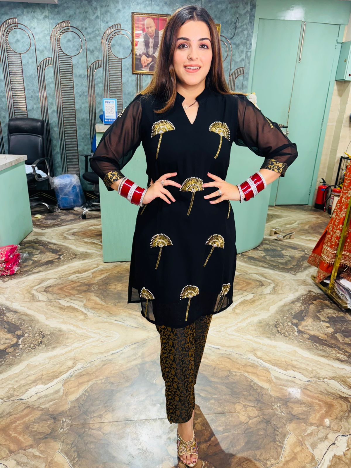 Embroidered Kurta Set