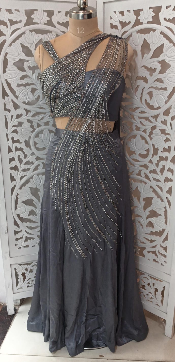 Emerald Flame Forest Gown