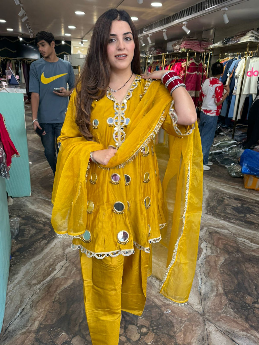 Rangrez Mirror Magic Punjabi Suit