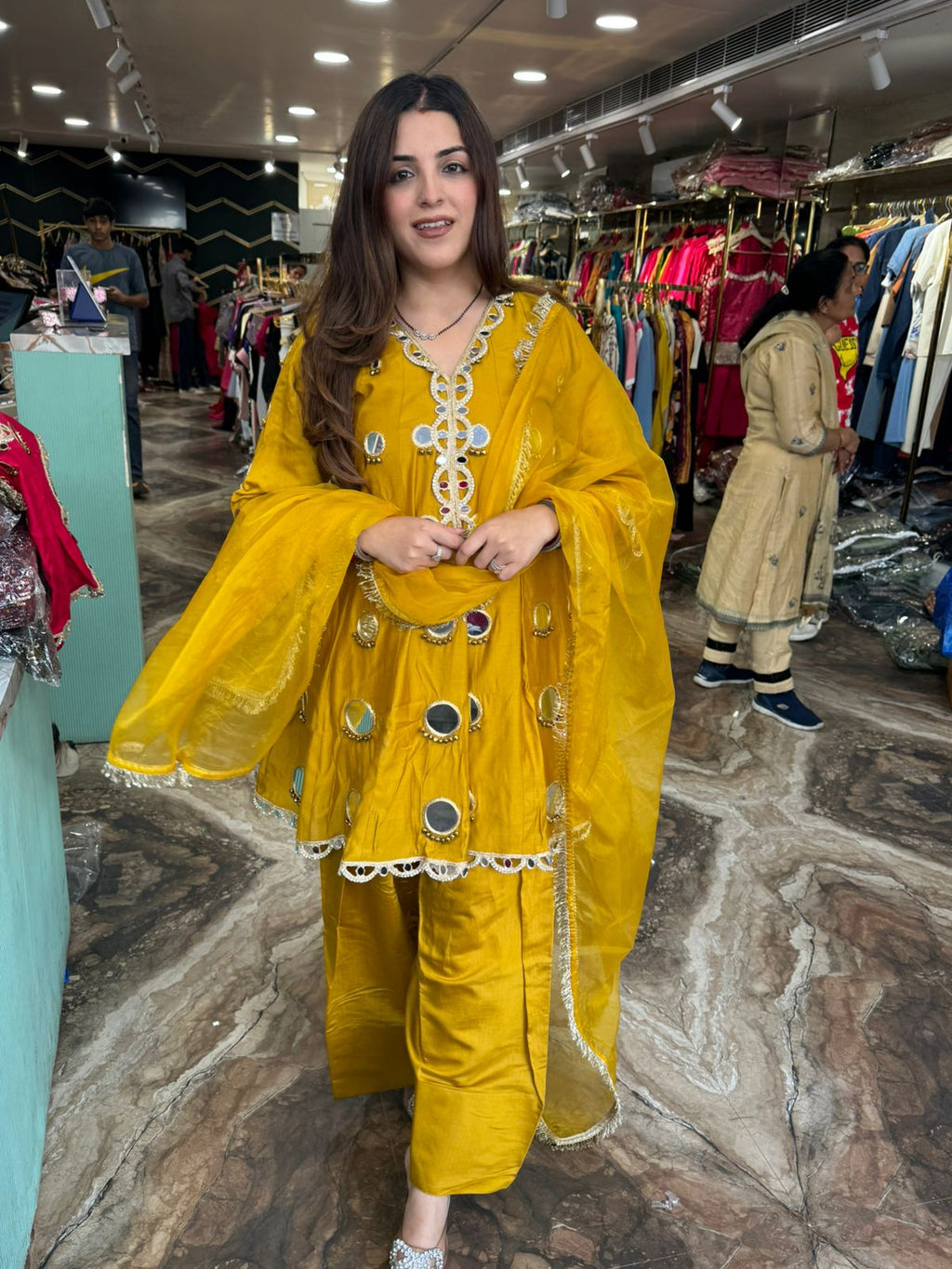 Rangrez Mirror Magic Punjabi Suit