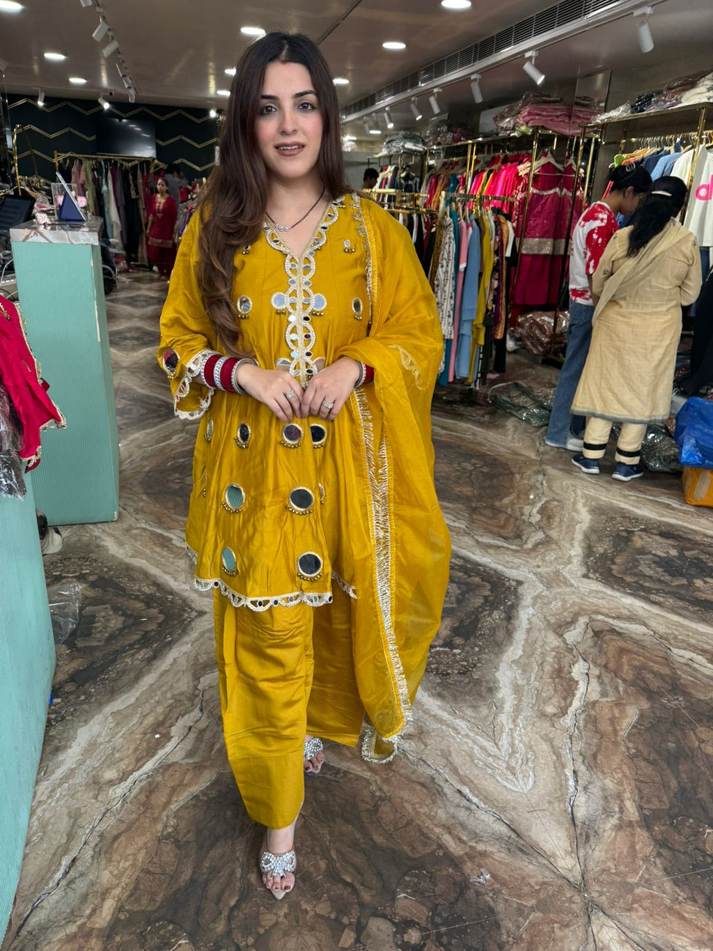 Rangrez Mirror Magic Punjabi Suit