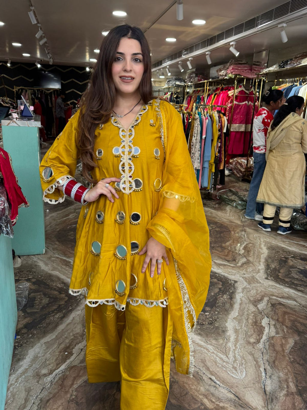 Rangrez Mirror Magic Punjabi Suit