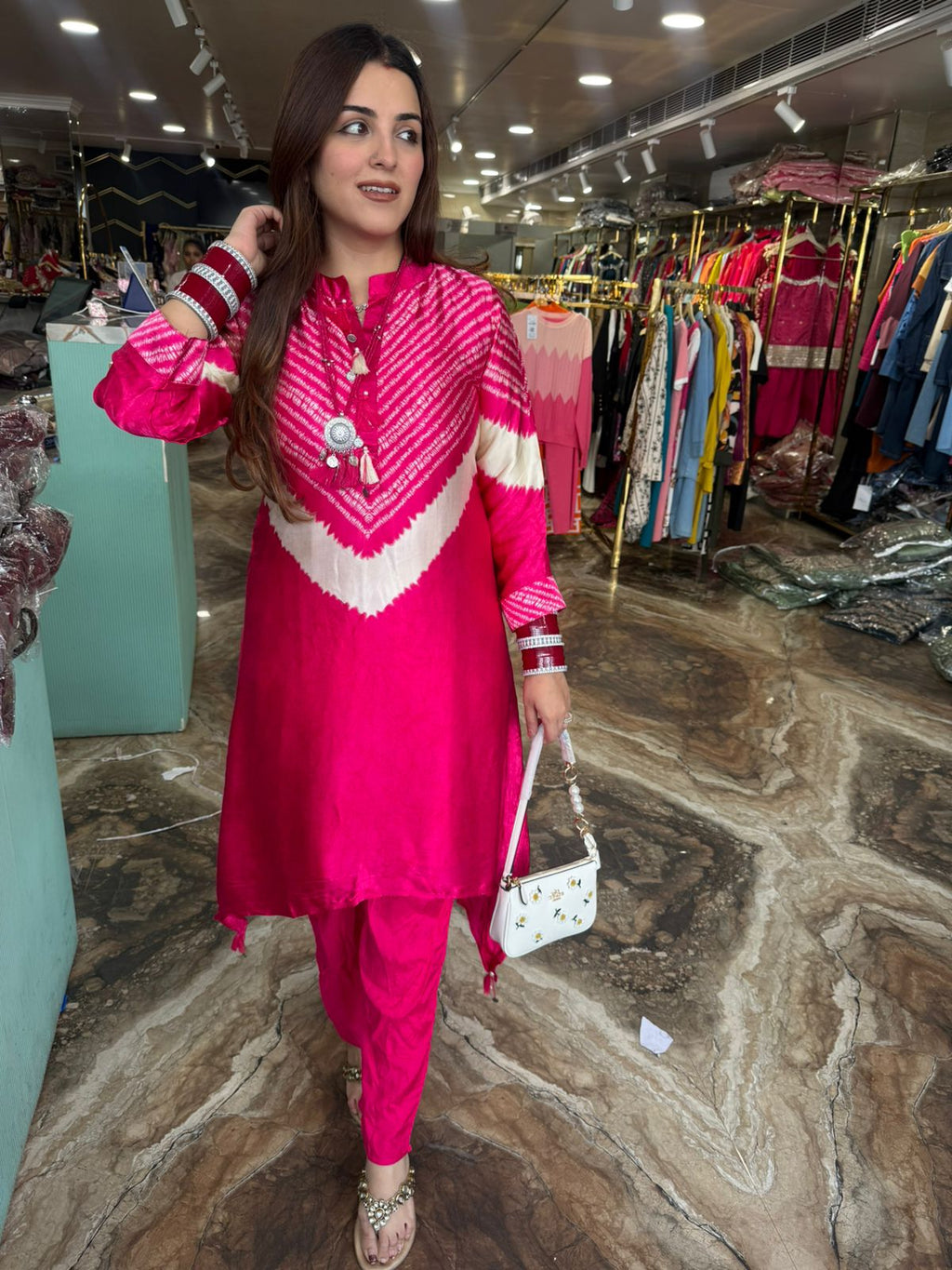 Radiance Ikat Kurti Set