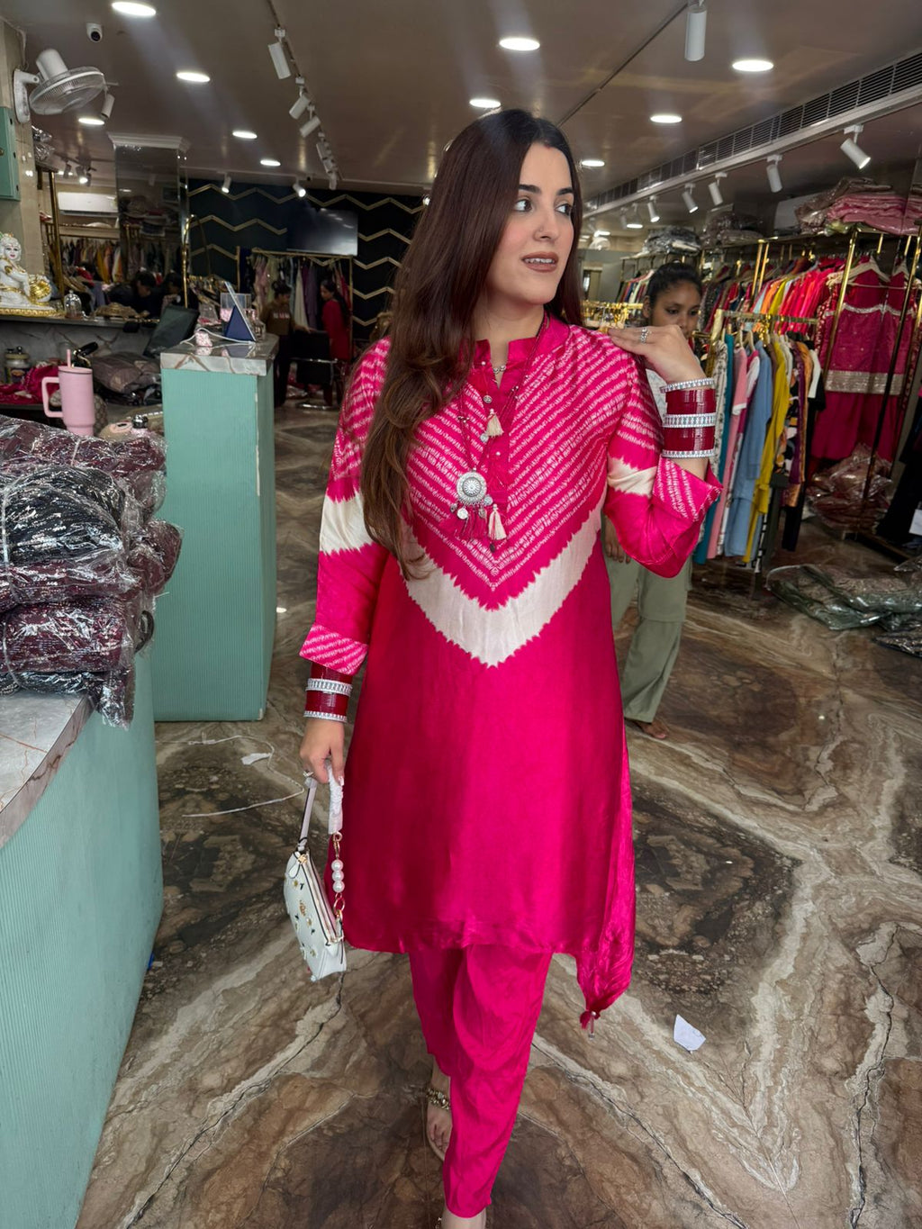 Radiance Ikat Kurti Set