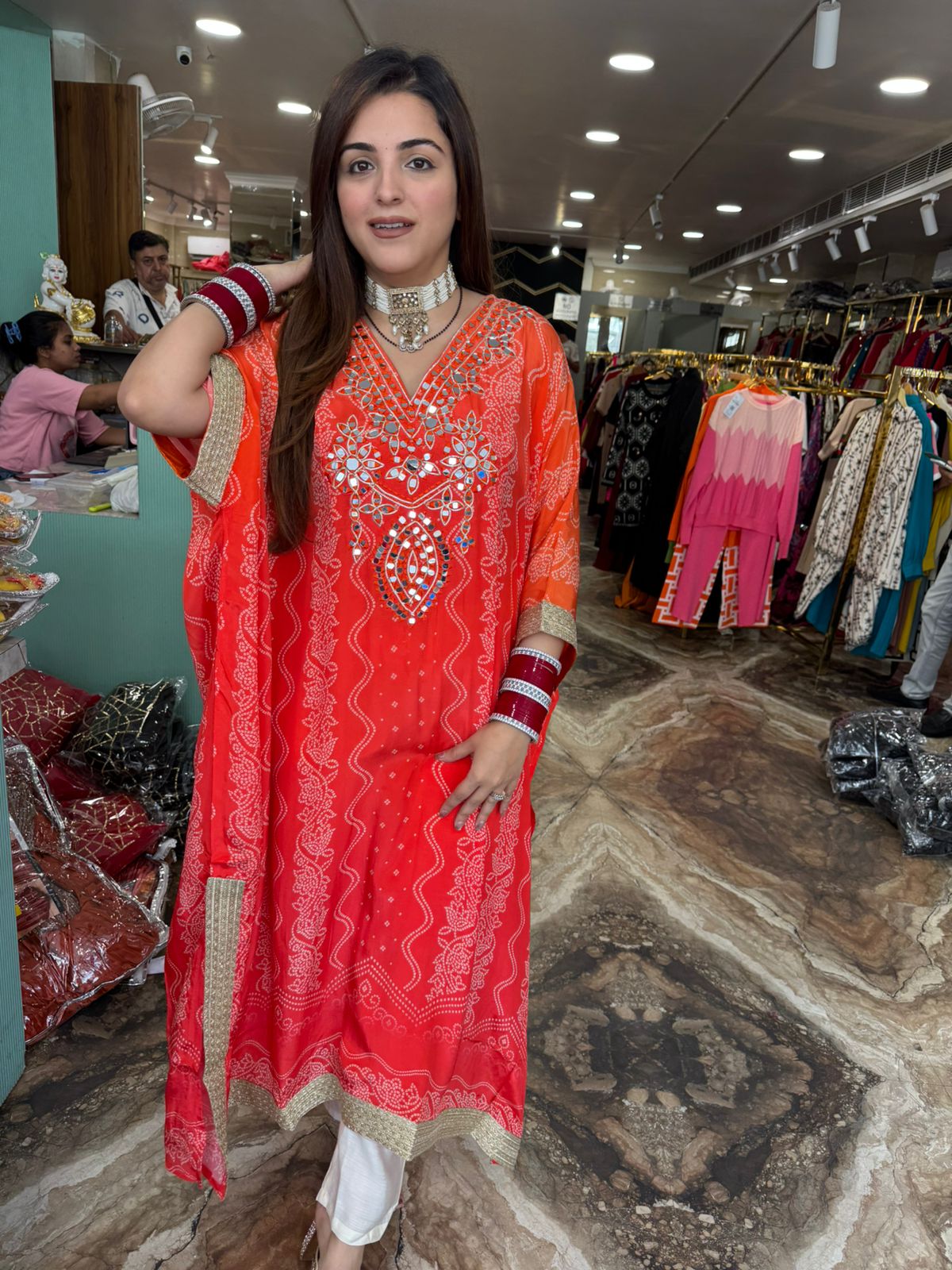 Sunset Kaftan Kurta Set