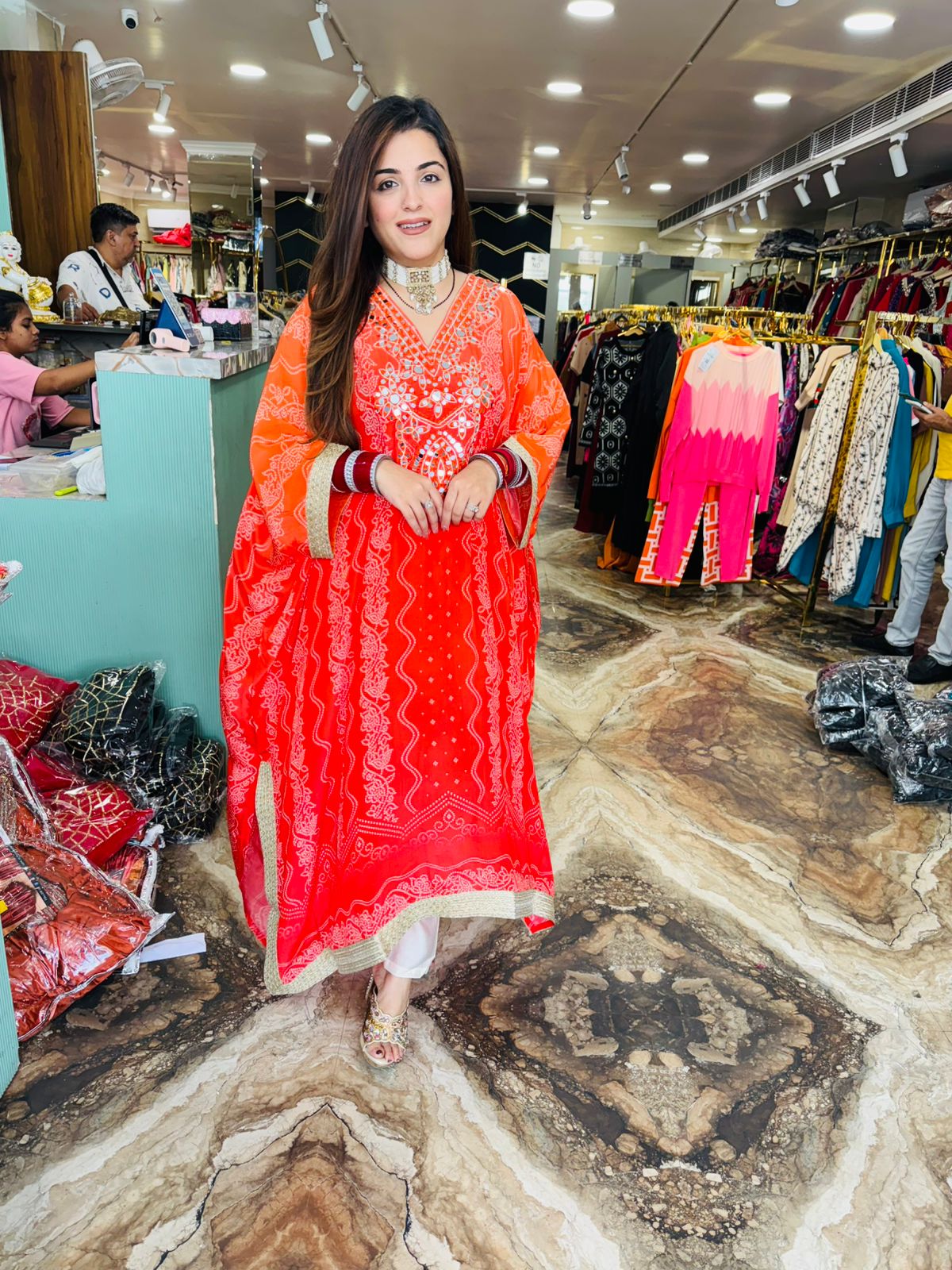 Sunset Kaftan Kurta Set