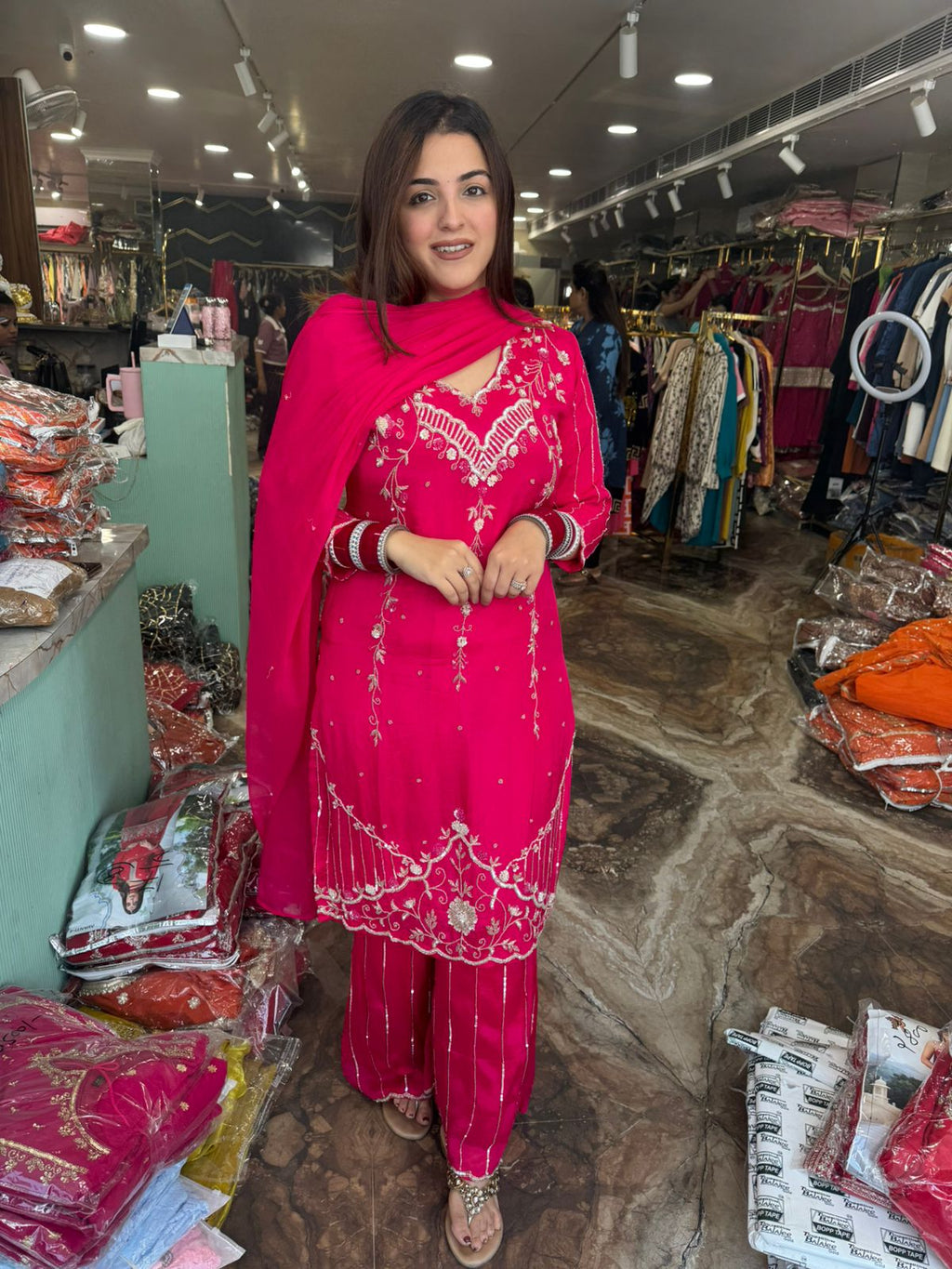 Bloom Embroidered Suit Set