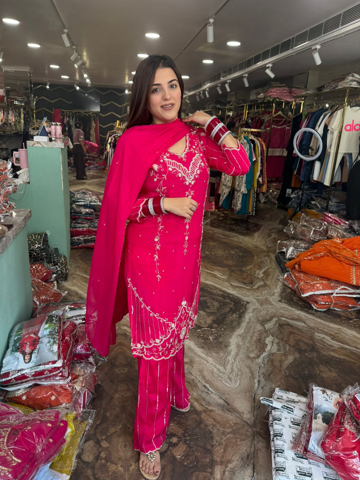 Bloom Embroidered Suit Set