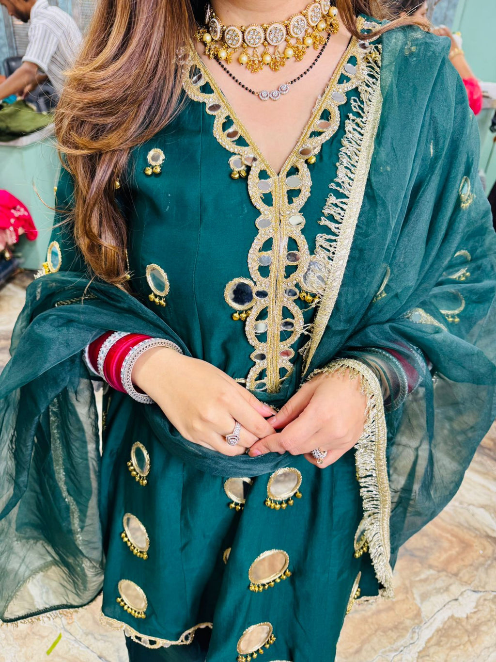 Rangrez Mirror Magic Punjabi Suit