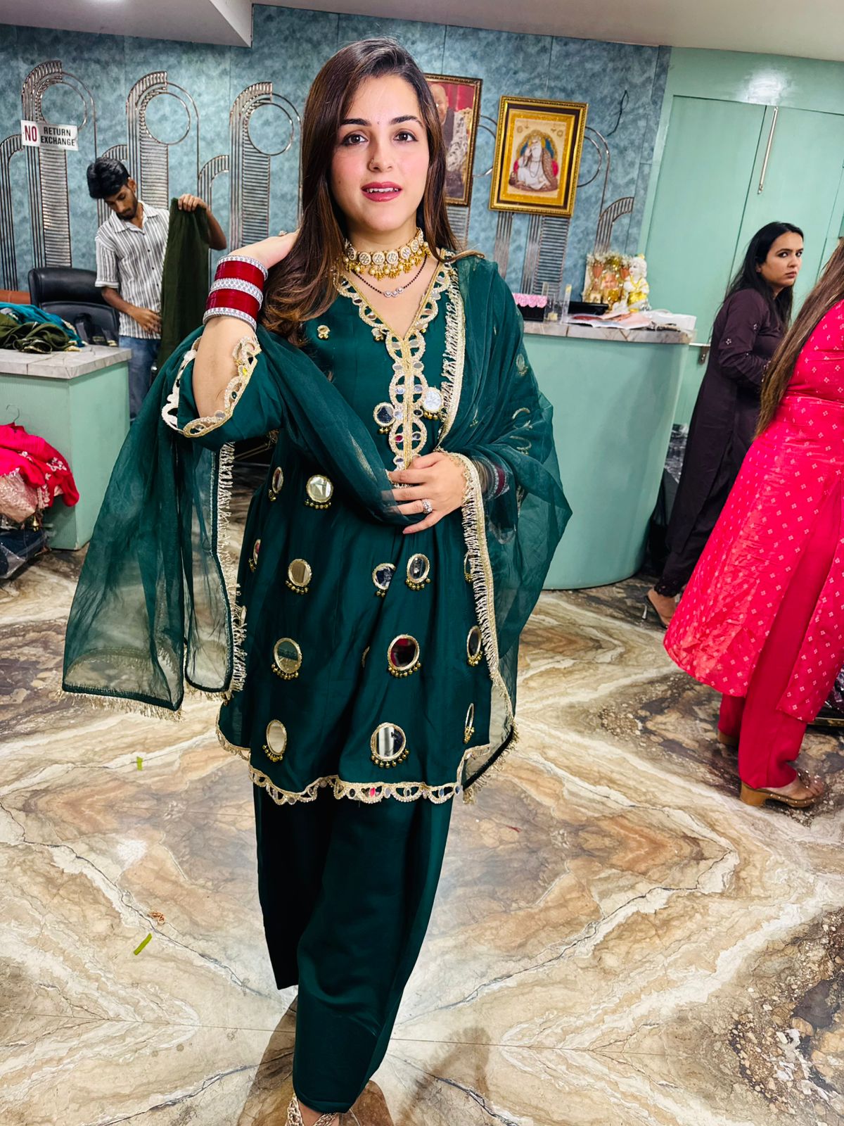 Rangrez Mirror Magic Punjabi Suit