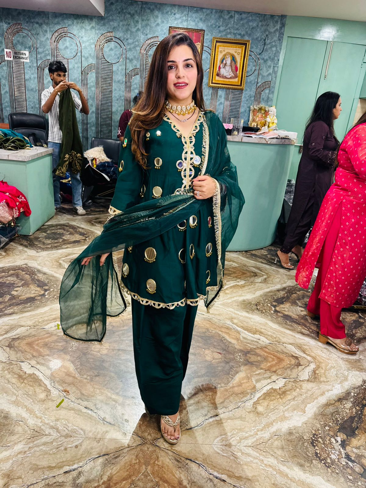 Rangrez Mirror Magic Punjabi Suit