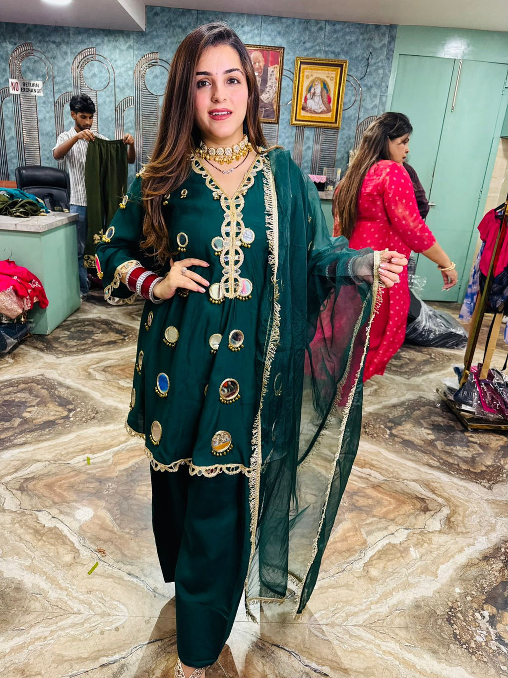 Rangrez Mirror Magic Punjabi Suit