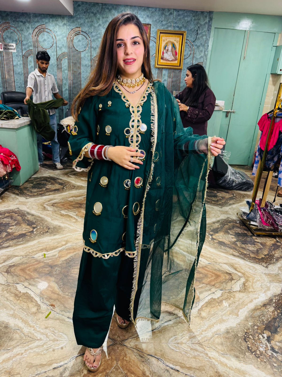 Rangrez Mirror Magic Punjabi Suit