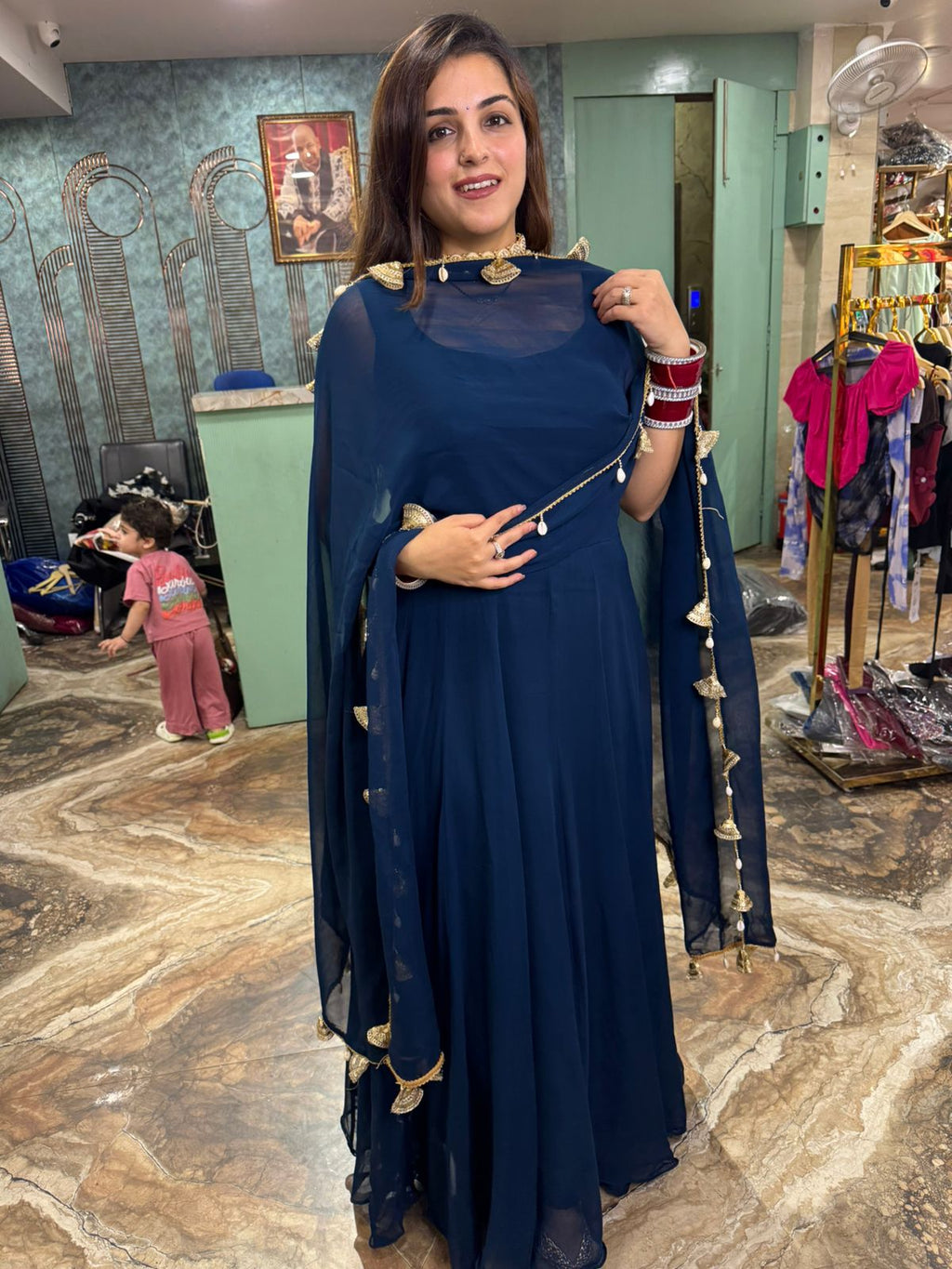 Elegance Anarkali Set