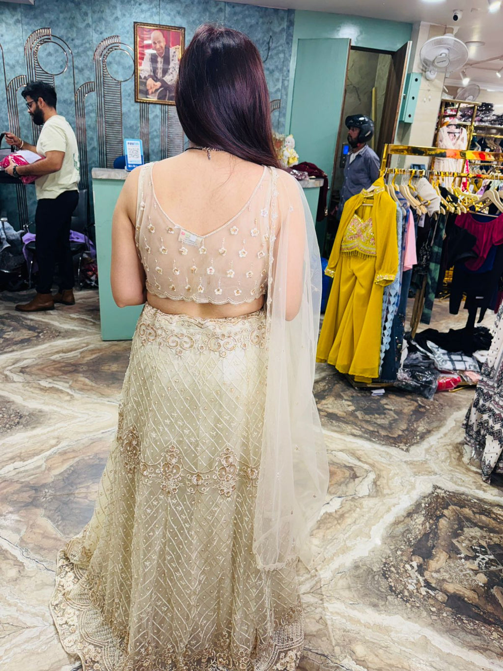 Ivory Dream Sequin Embroidered Lehenga Set