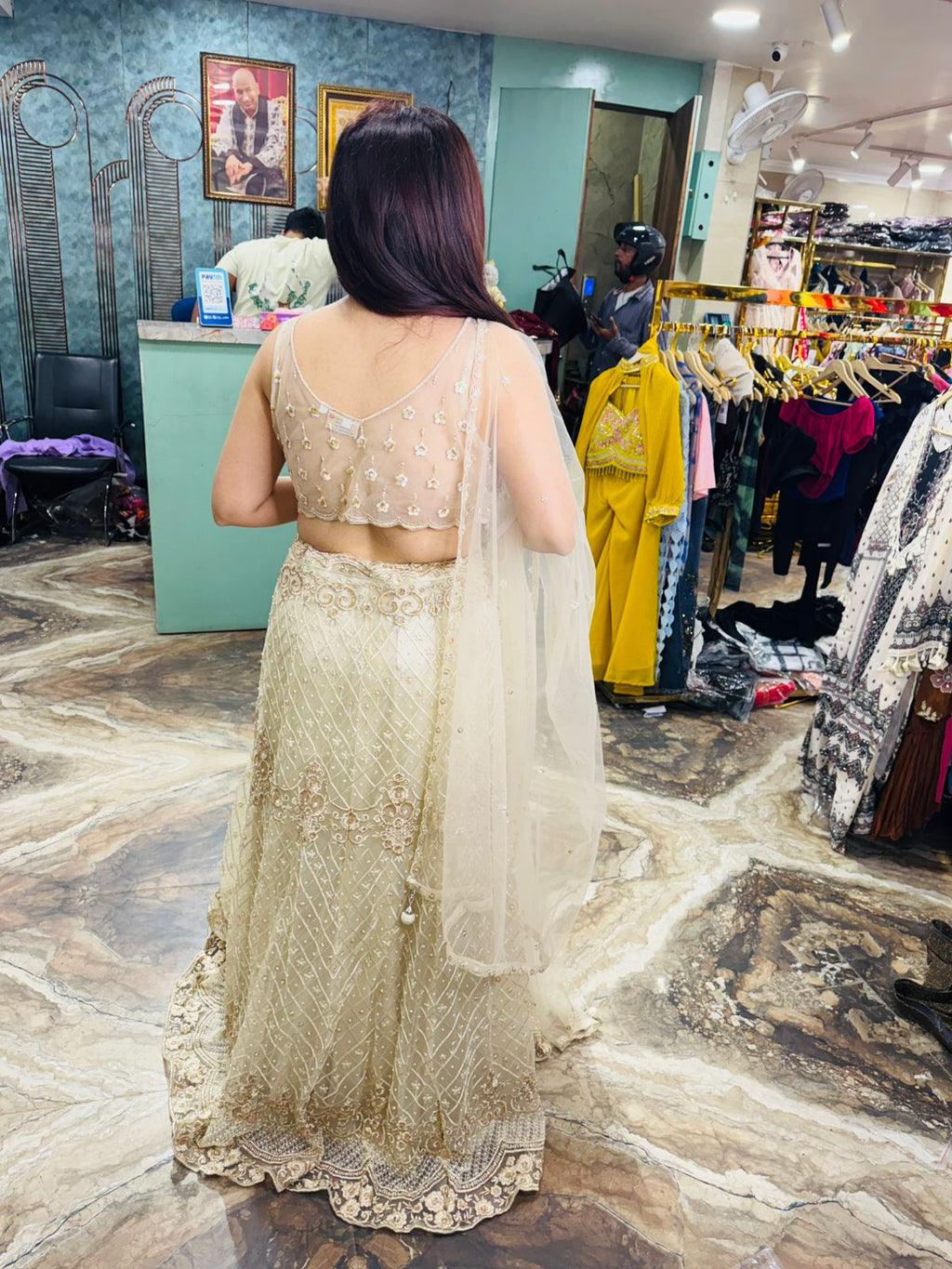 Ivory Dream Sequin Embroidered Lehenga Set