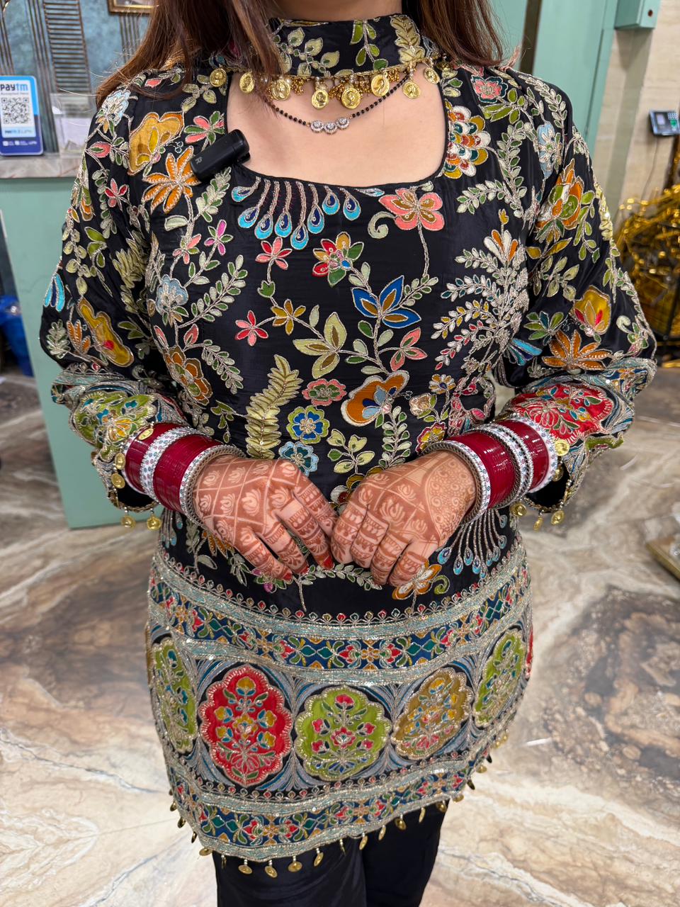 Noir Phulkari Royal Ensemble