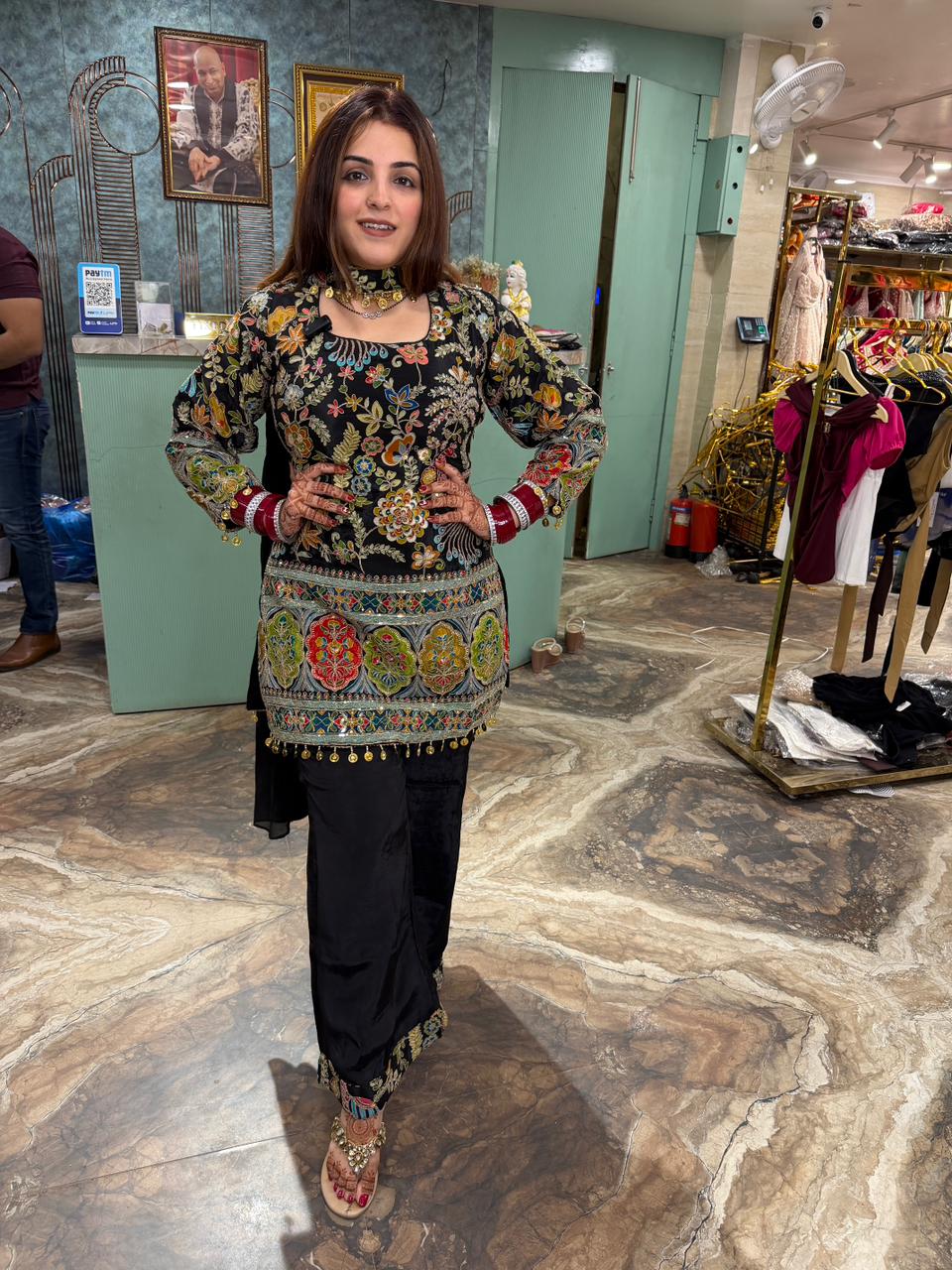 Noir Phulkari Royal Ensemble