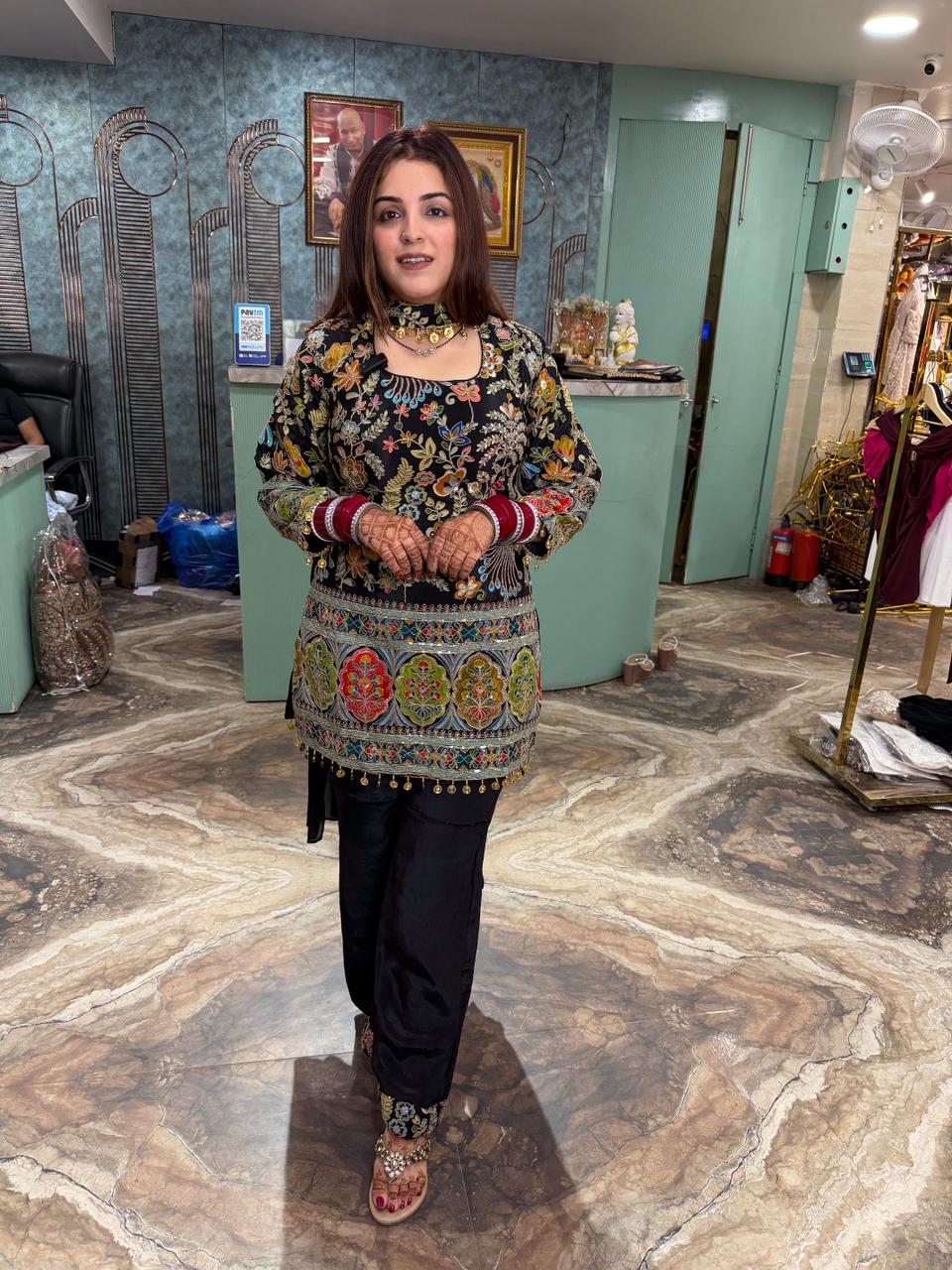 Noir Phulkari Royal Ensemble