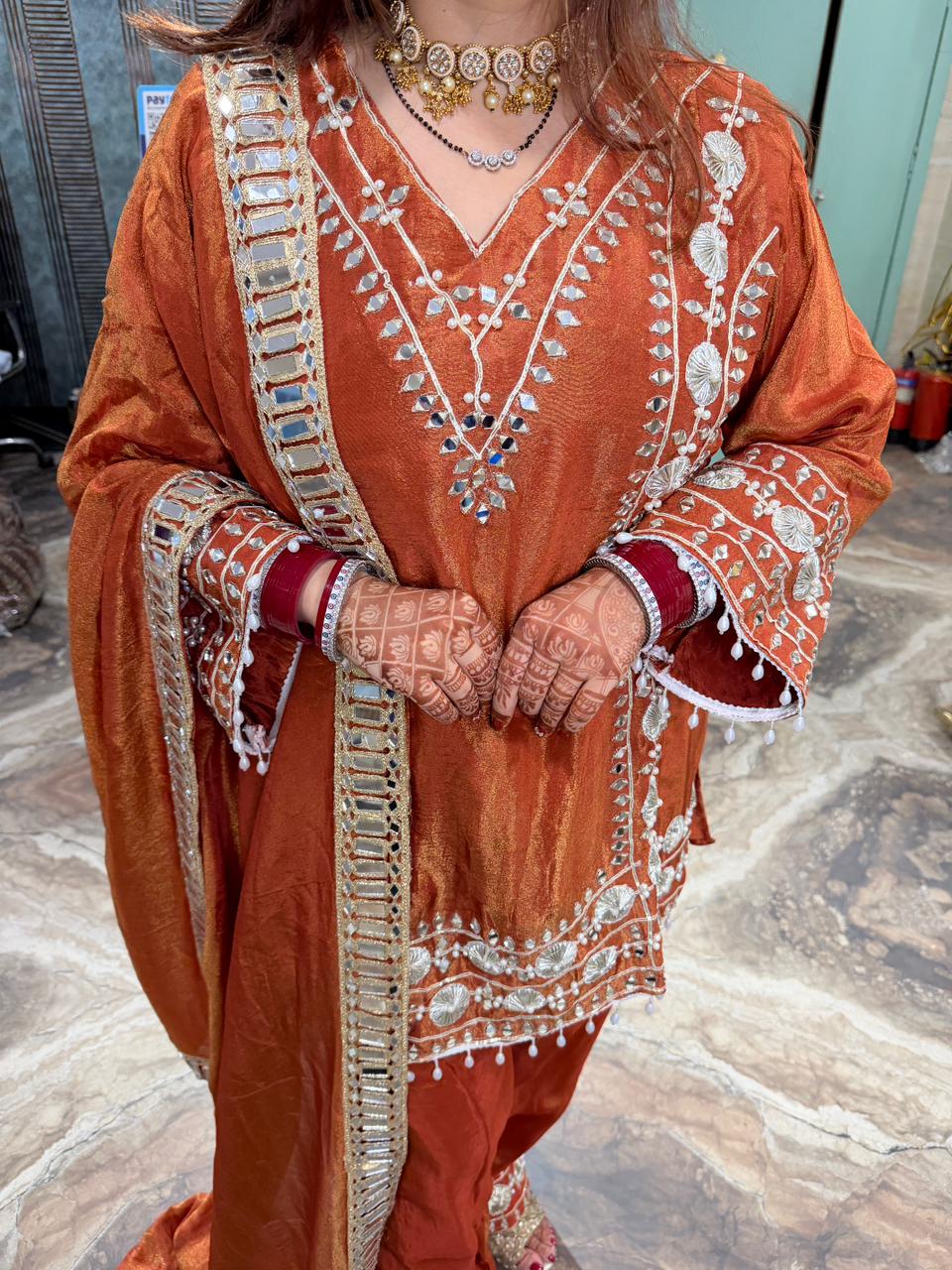 Amber Mirror Majesty Suit Set