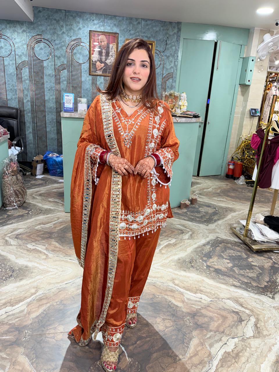 Amber Mirror Majesty Suit Set