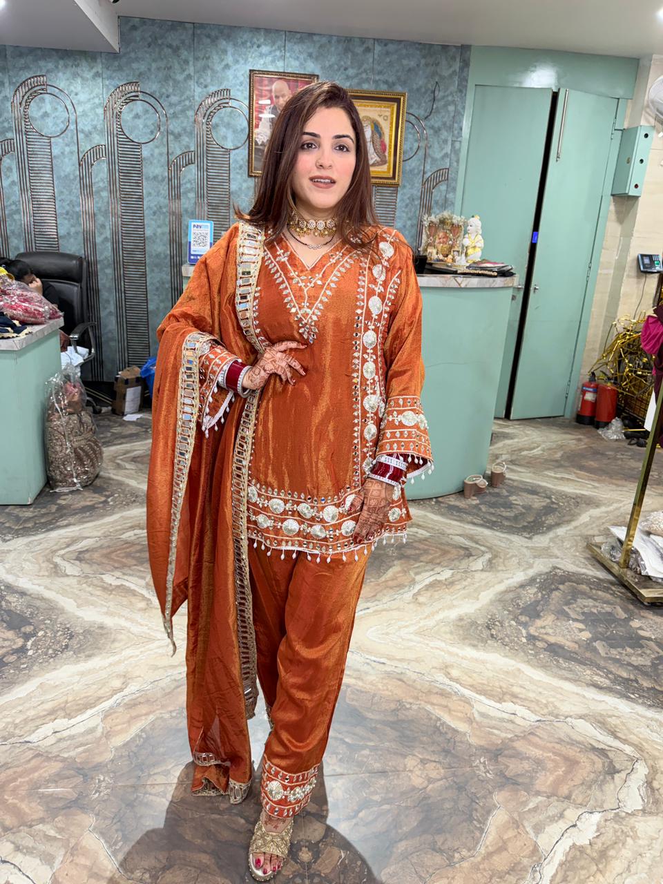 Amber Mirror Majesty Suit Set